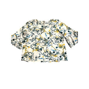 LIZ Claiborne Floral Bell sleeve top- XL